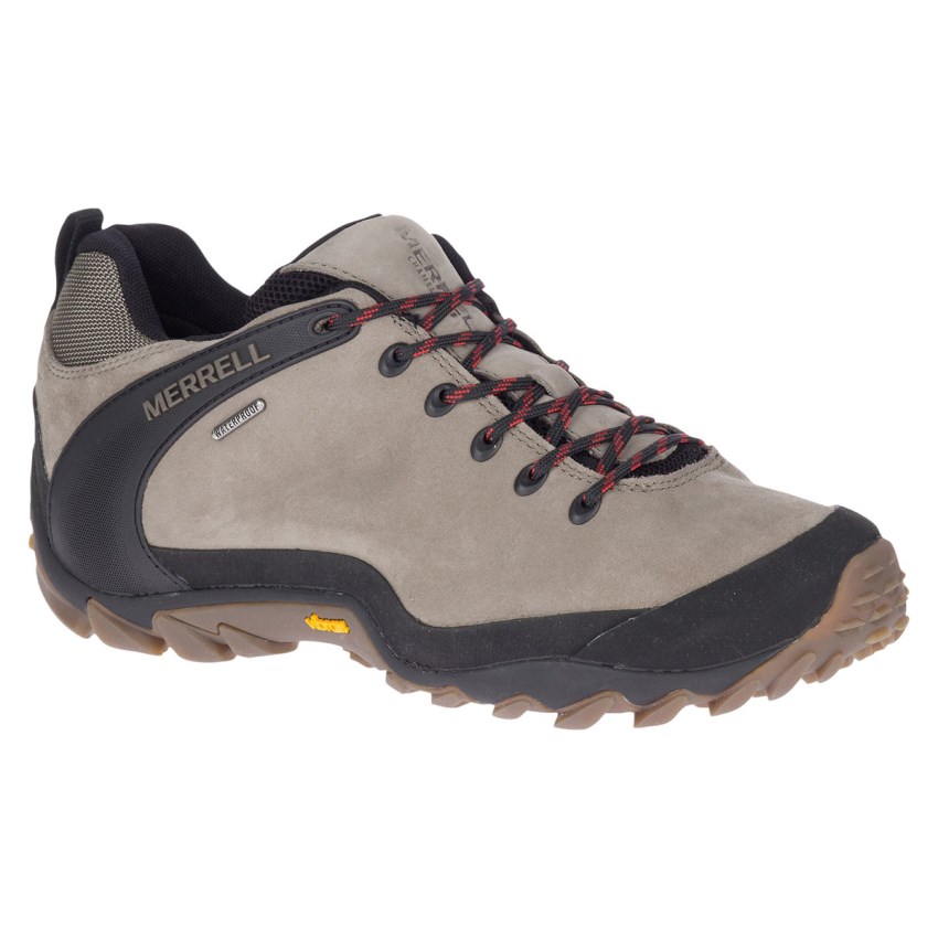 Chaussures Randonnée Merrell Chameleon 8 Stretch Waterproof Grise Homme | K.A.YGYI